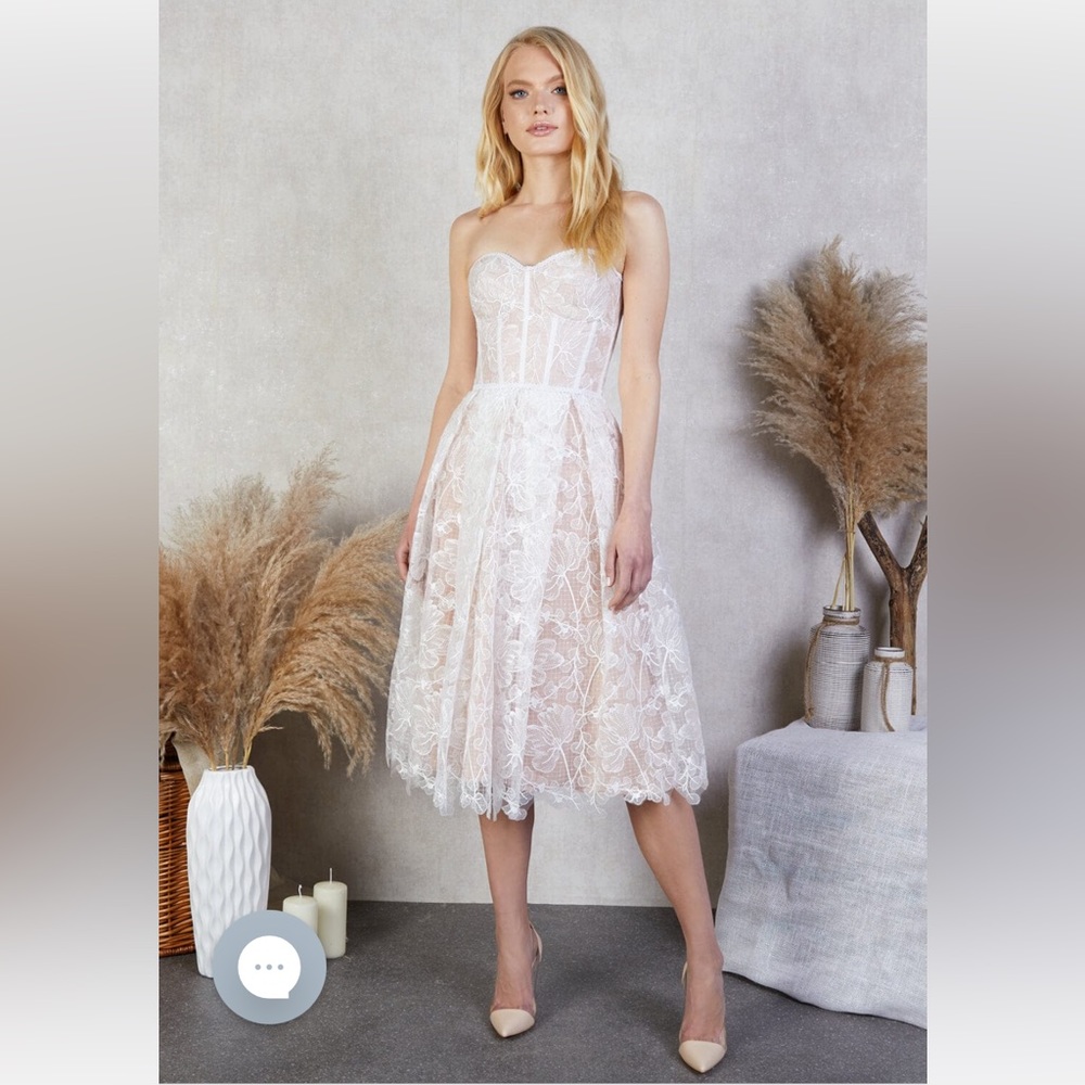 Nadine Merabi Olivia dress in white